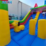 Commercial pvc fun city jumping bounce house inflatable amusement park for kids