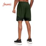 Gym Loose Fit 100gsm Men'S Workout Shorts Lightweight Running Shorts Woven 7