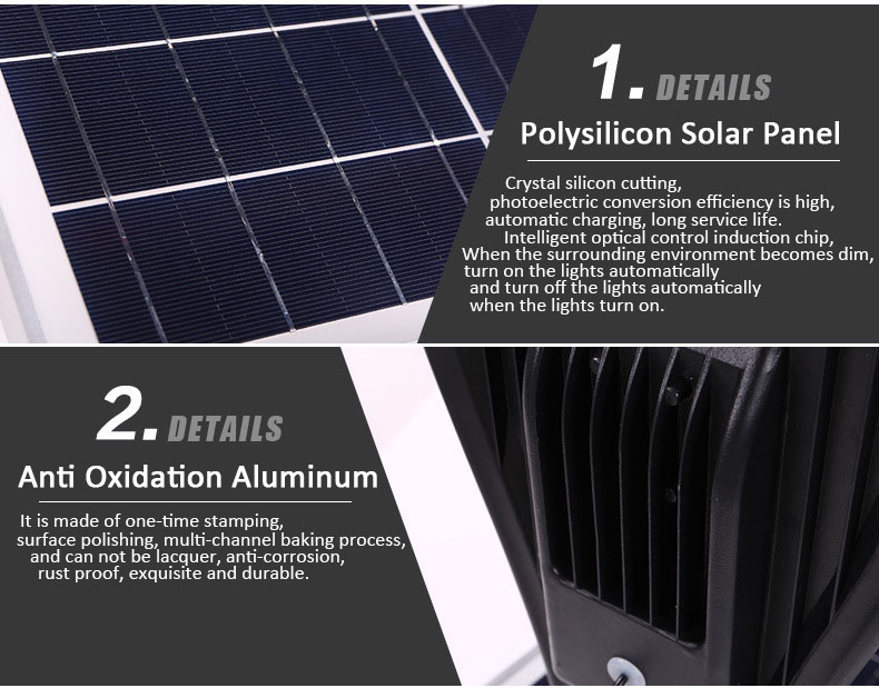 Solar Powered All In One Led Street Light , IP65 80 Watt LED Street Light