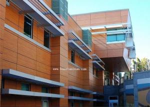 China Wooden Finishing Metal Composite Material Wall Panels PE Coated 4mm ACP Sheet wholesale