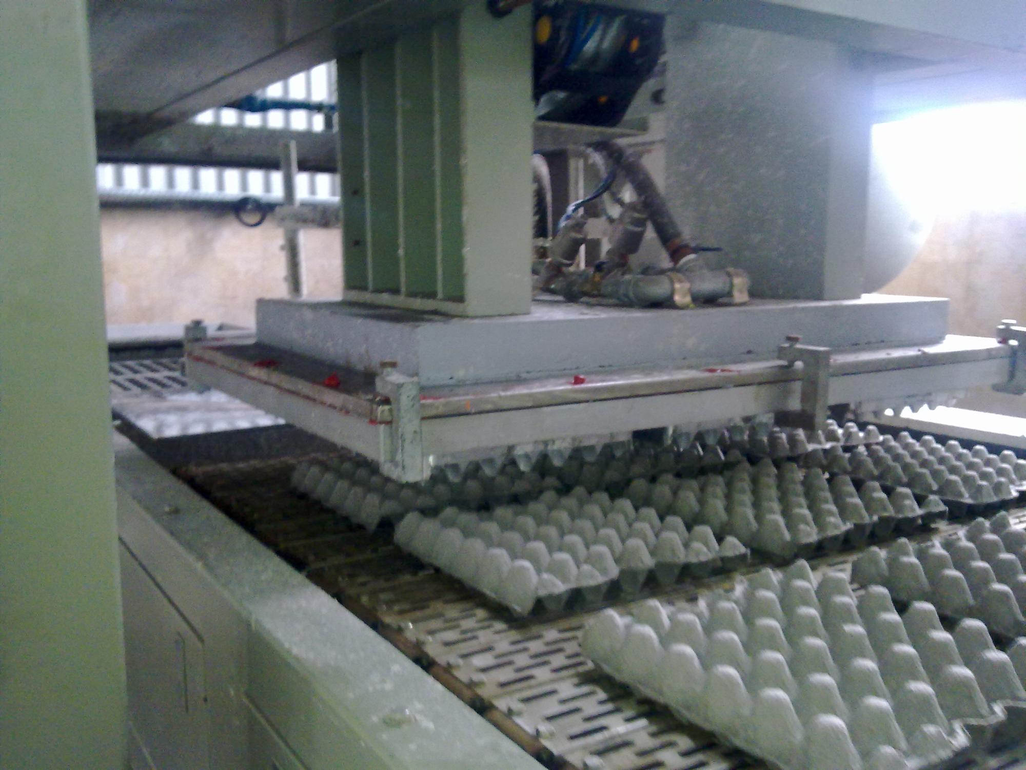 Full Automatic Egg Box Machine , Egg Crate Manufacturing Machine 115kw