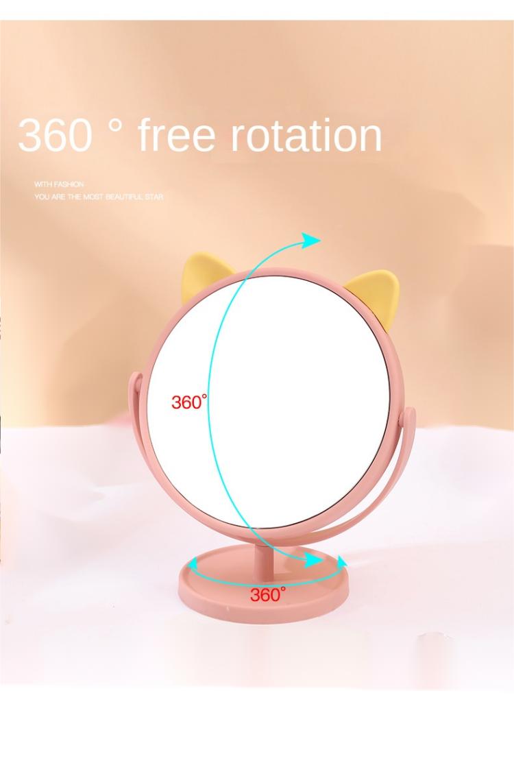 Fashion Design Style Vanity Dressing Compact Mirror for Packaging Customization