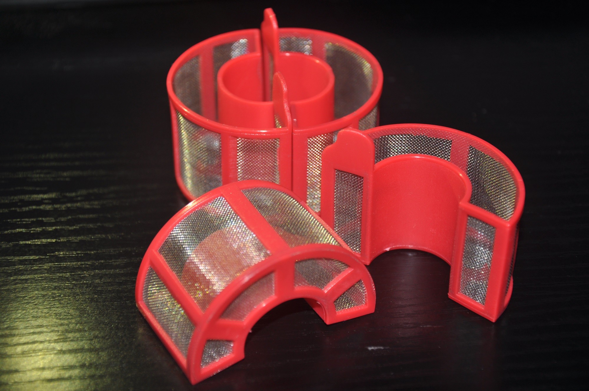 Over Molded Plastic Filters 5-2000UM Micron Rating For Food / Medical Industry