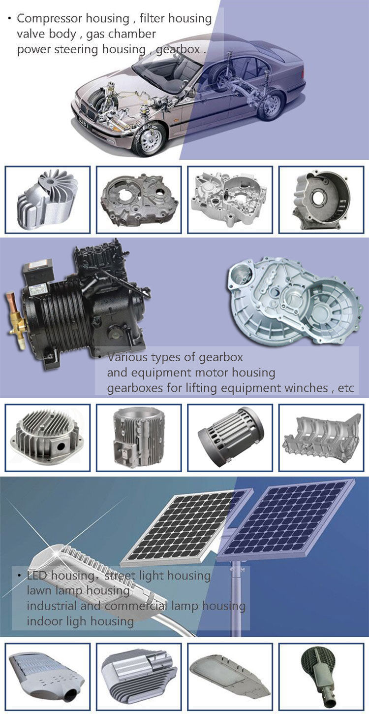 OEM Rustproof Die Casting Components , Anticorrosive Aluminium Casting Parts