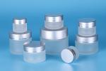 50ml 50g Frosted Glass Cosmetic Jar