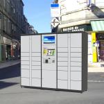 Outdoor Intelligent Parcel Delivery Lockers , Steel Luggage Secure Electronic