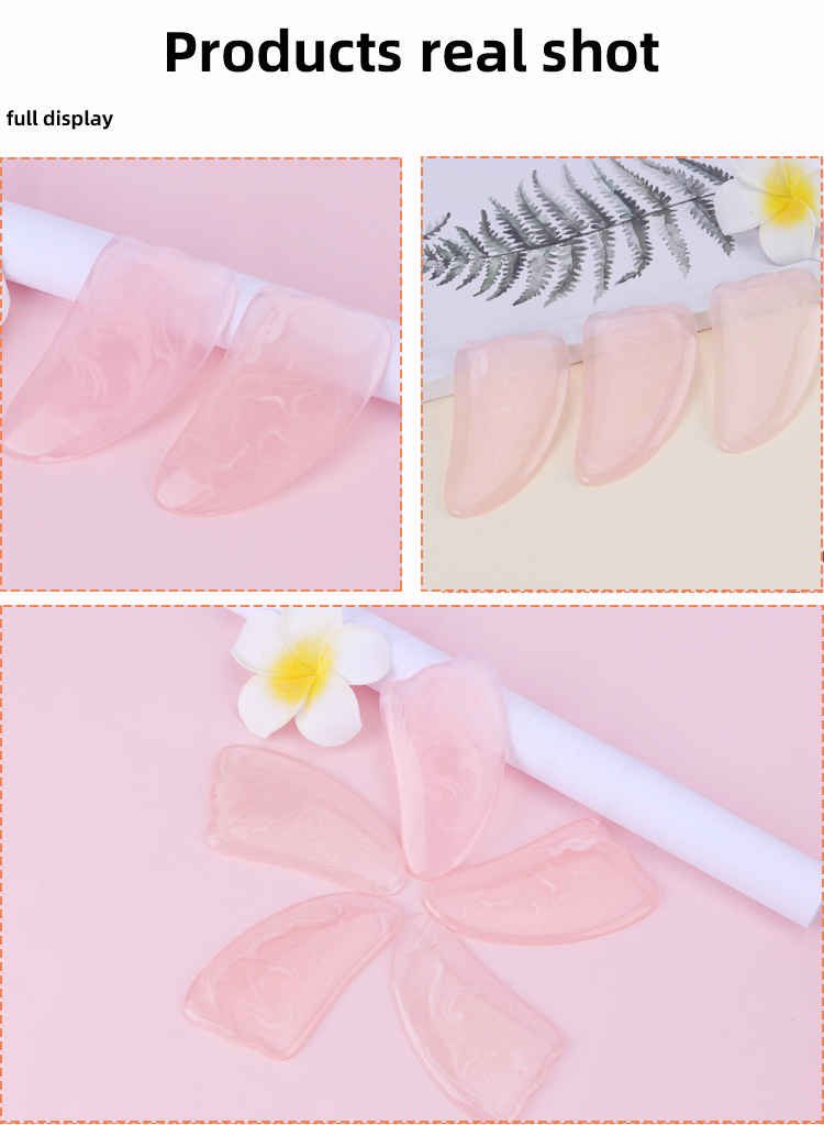 Rose Quartz Crystal Facial Roller Customized Face Eye Roller 10g