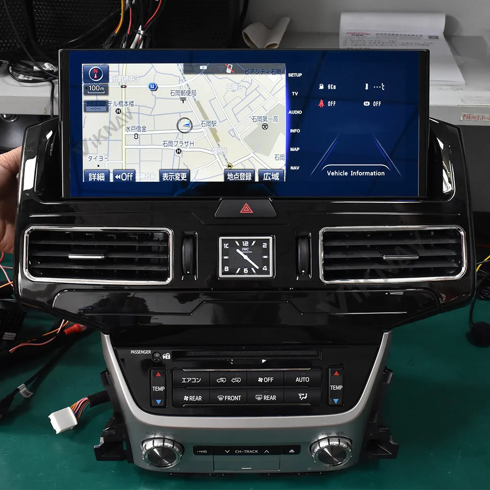 Antiglare Auto Audio Headunit For Toyota Land Cruiser LC200 2016 -2020