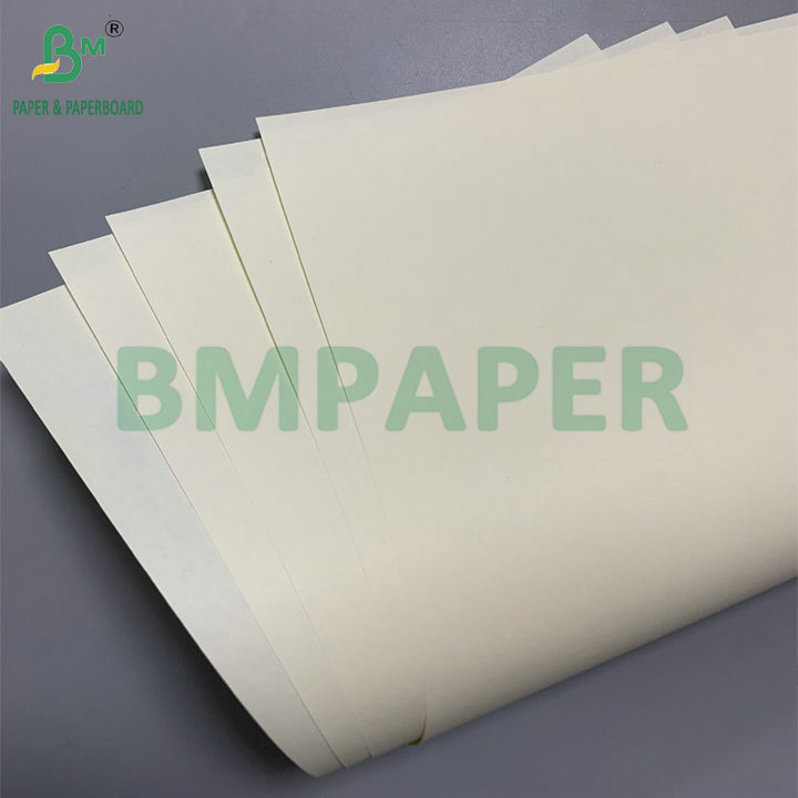 Ivory Colored Smooth 50gsm Woodfree Paper Uncoated Book Paper Jumbo Roll