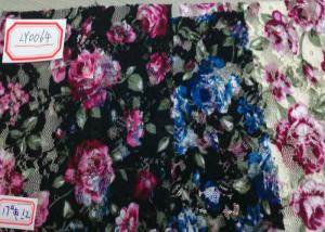 China Nice Flower Digital Printed Fabric with Wonderful Printing CY-LY0064 wholesale