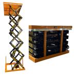 4.8M 0.5 Ton Stationary Hydraulic Scissor Lift 500kg