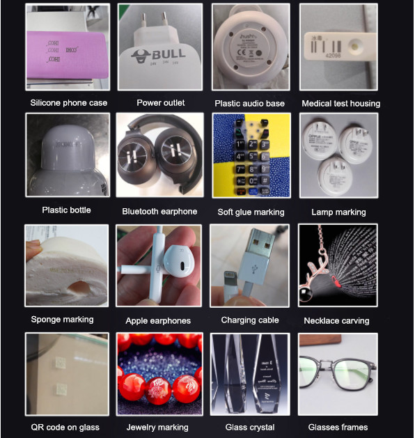 Full Enclosure UV Laser Marking Machine Good Stability For Tempered Glass