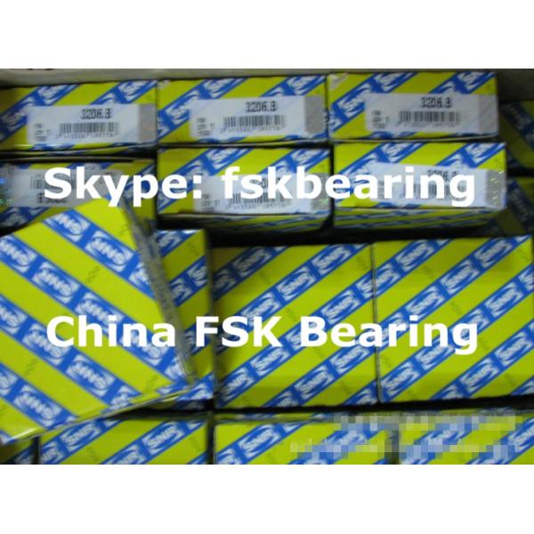 SNR Brand 3206 B Double Row Angular Contact Ball Bearing Black Cage / Brown Cage