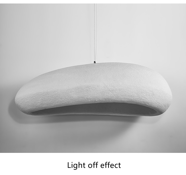 Nordic Wabi Sabi Restaurant LED Pendant Light Lustre Living Room Chandelier(WH-VP-174)
