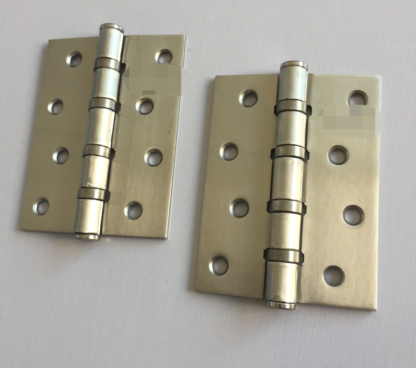 Residential House Brass Ball Tip Hinges , Pie Cut Corner Hinge For Wooden Doors