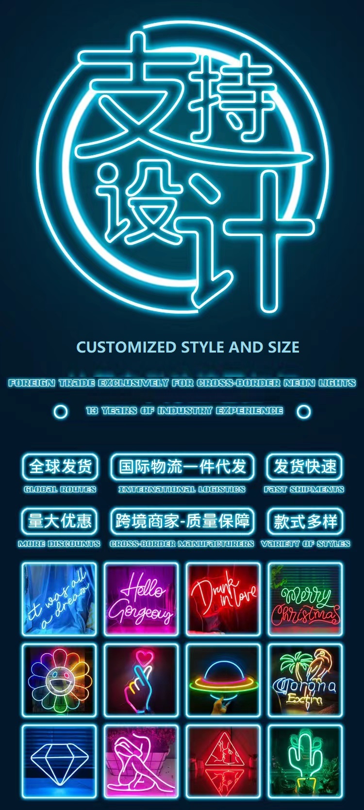 wholesale dropshipping electronic christmas better together will you marry me anime beer letter led light neon sign custom logo