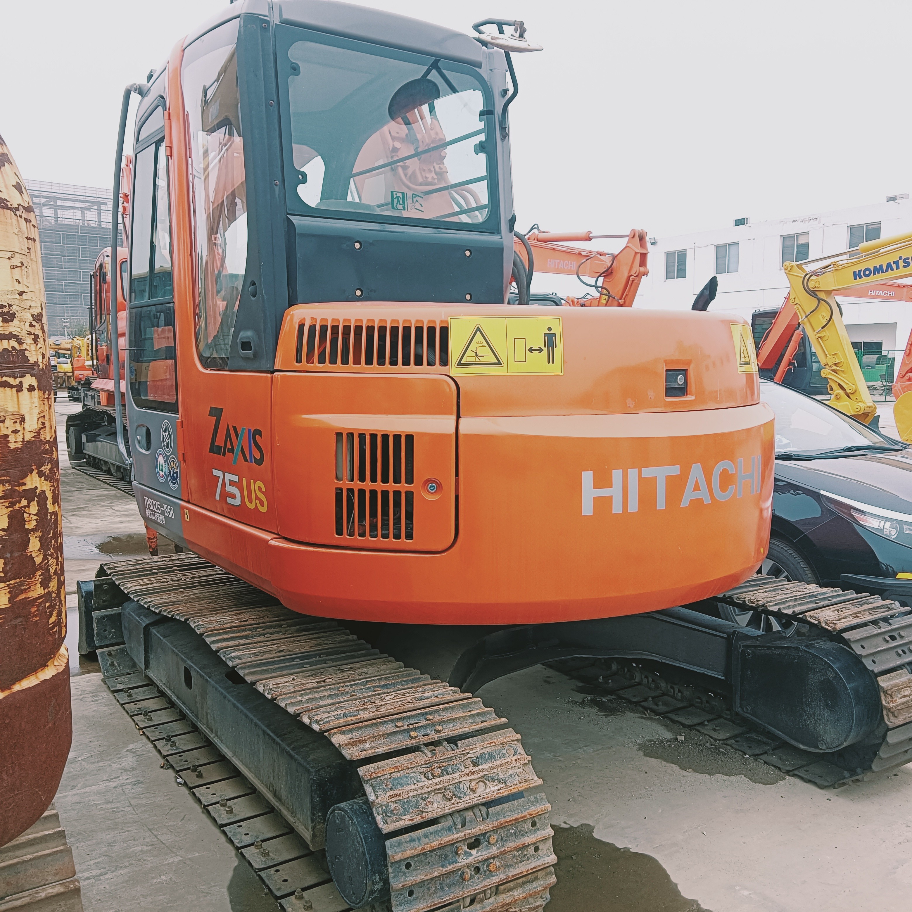 Used Excavator Original Hitachi ZX75 Secondhand Hydraulic 7ton Crawler Digger