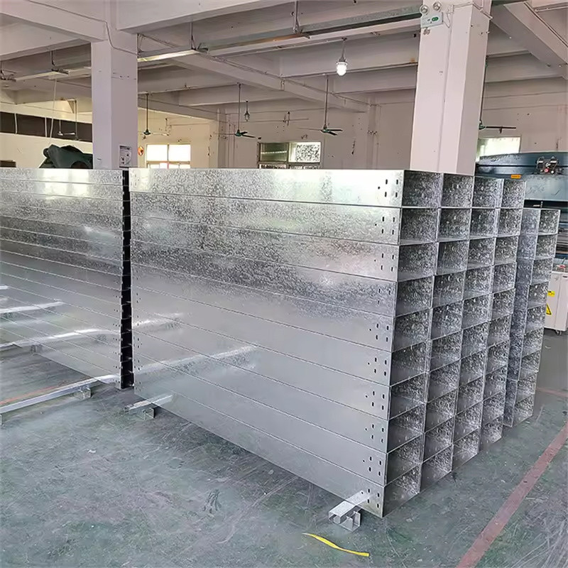 Adjustable Wall Mounted Cable Tray System For Medium Duty Electrical Wiring Management