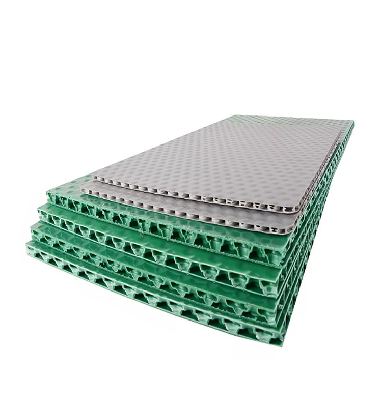 Grey Corrugated Plastic Panels 4x8 Polypropylene Honeycomb Panels