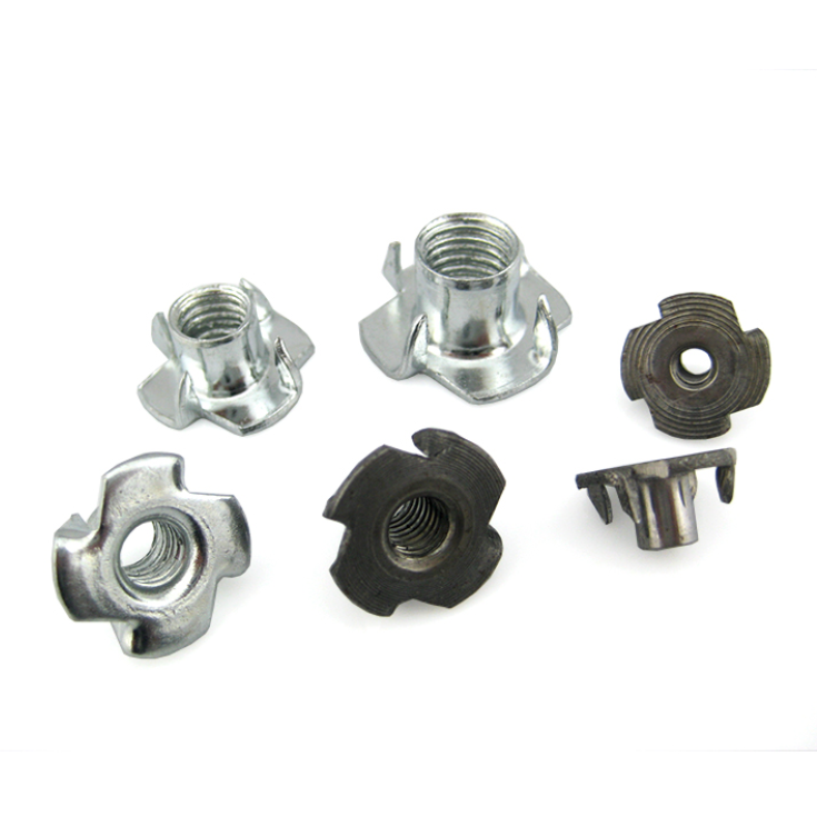 Pronged Tee Blind Furniture Tee Nut Stainless Steel Hardware Furniture Insrt Tee Nuts With Pronge