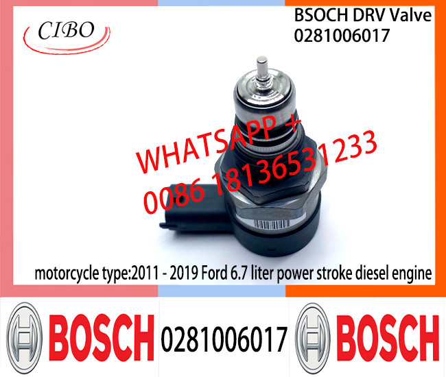 BOSCH DRV Valve 0281006017 Control Valve 0281006017 for 2011 - 2019 Ford 6.7 liter power stroke diesel engine