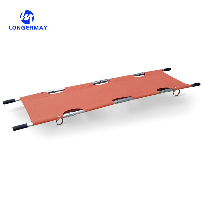 Portable Medical Emergency Fireproofing Waterproof Foldable Ambulance Stretcher