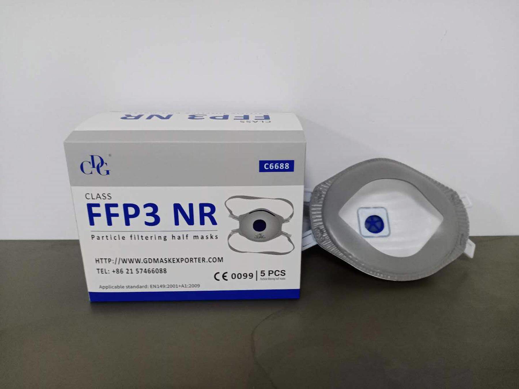 FFP3 Disposable Mask FFP3 with exhalation valve Dust Mask