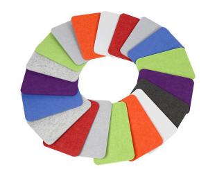 China Color Eco Friendly Fireproof Polyester Fiber Acoustic Panel Wall Soundproof wholesale