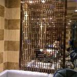 construction building stainless steel dubai room divider screen metal work