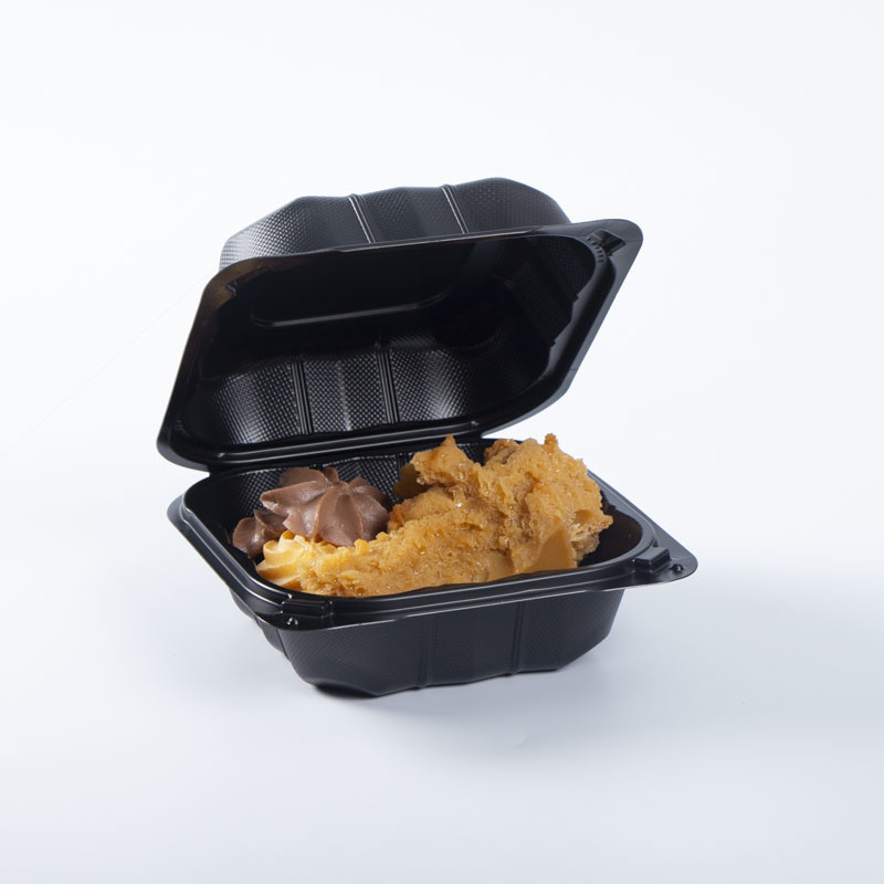 Customized logo microwave vent reusable takeout fried chicken box disposable lunch box