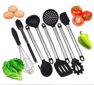 China Kitchen Utensil Set-8 Best Kitchen Utensils-Non-Stick Cooking Spatula-Silicone wholesale