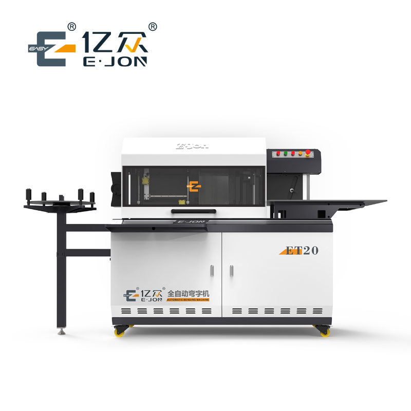 Large 3D Channel Letter Bending Machine Ejon ET80 3000KG Weight 5.0kW Power CNC Control