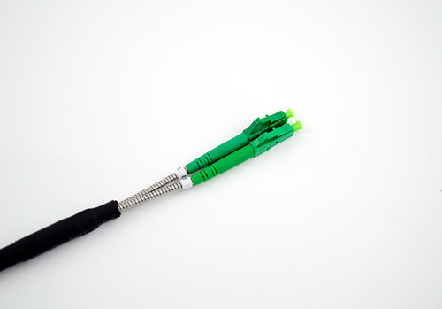 FC/UPC FC/APC BBU/RRU CPRI Base Station Armored Patch Cord 2 Core With Pulling Eyes