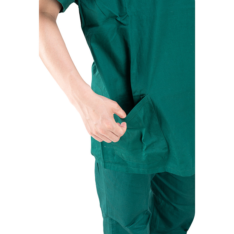 Hospital Operating Room Short Sleeve Unisex Medical Scrub Suits