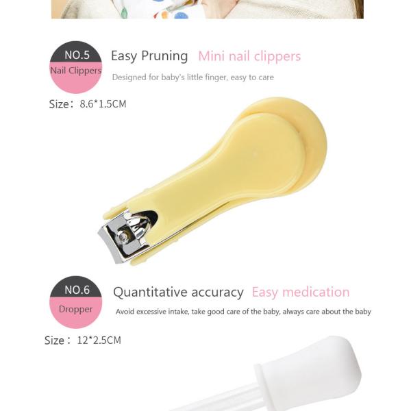 10pcs Newborn Nursery Health care Set baby Grooming tool kit baby care kit manufacturer Newborn baby gift set yellow pink blue