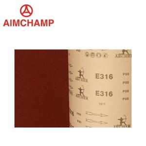 China E-Paper Sandpaper Disc Abrasive Sanding Belts Abrasive Paper Sandpaper wholesale