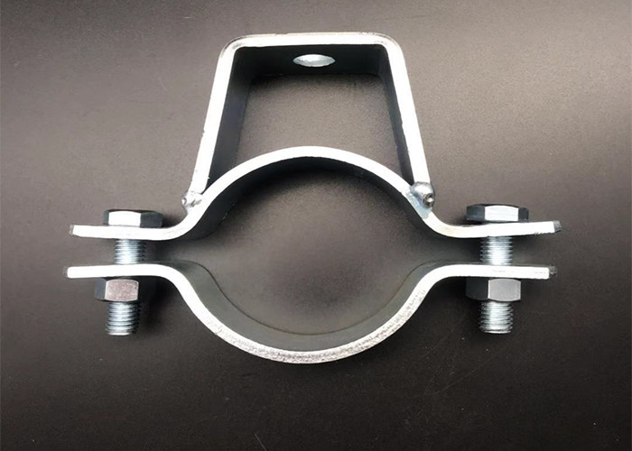 Zinc Plated Strut Pipe Clamps HDG Medium Duty Yoke Clamps Carbon Steel