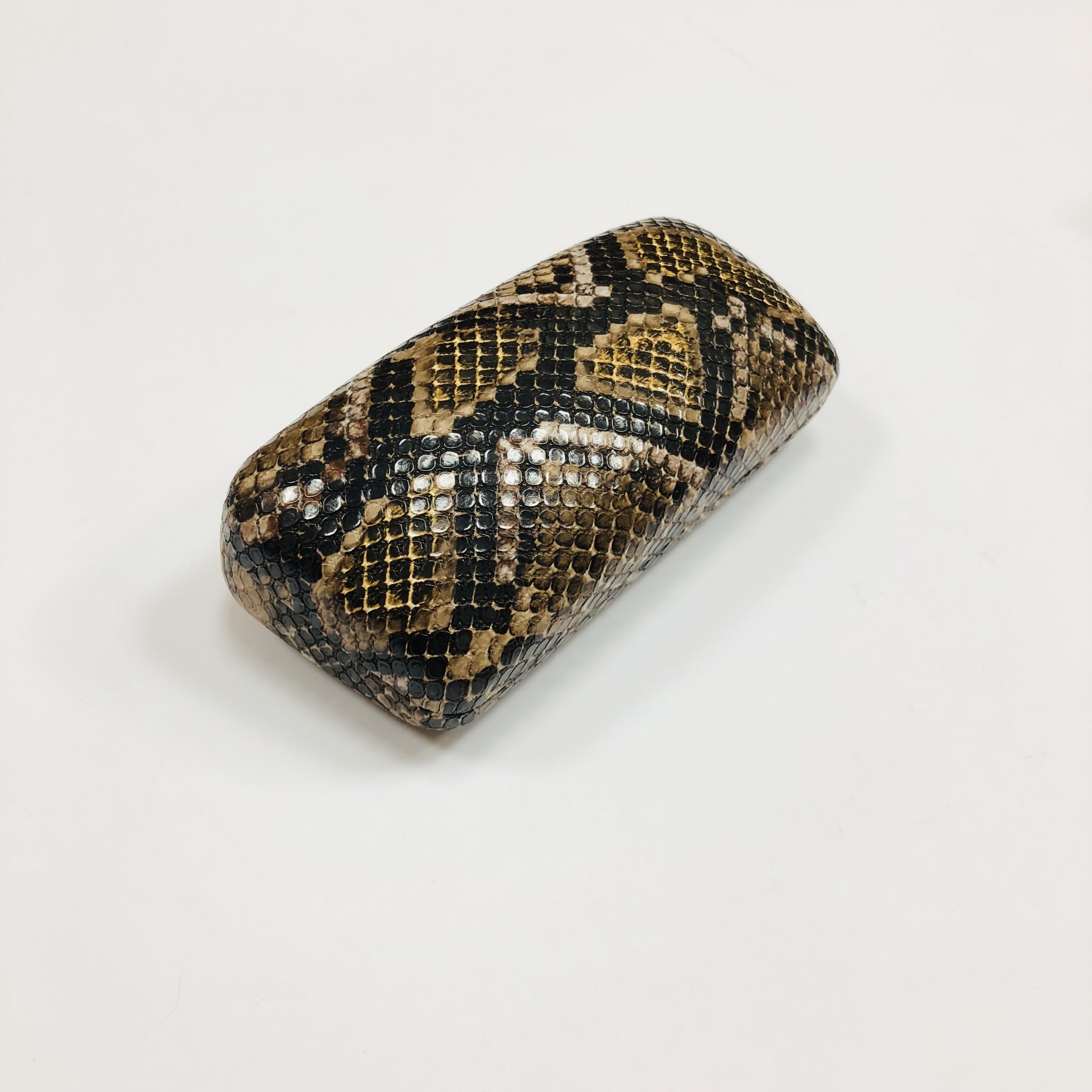 Portable Custom PU leather design hard eyeglasses box for sunglasses