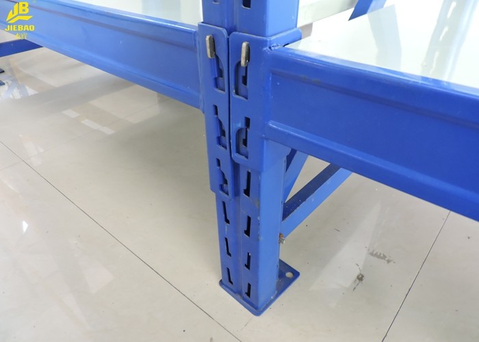 Q235 Steel Heavy Duty Pallet Racking System , Anti Rust Industrial Warehouse Shelving
