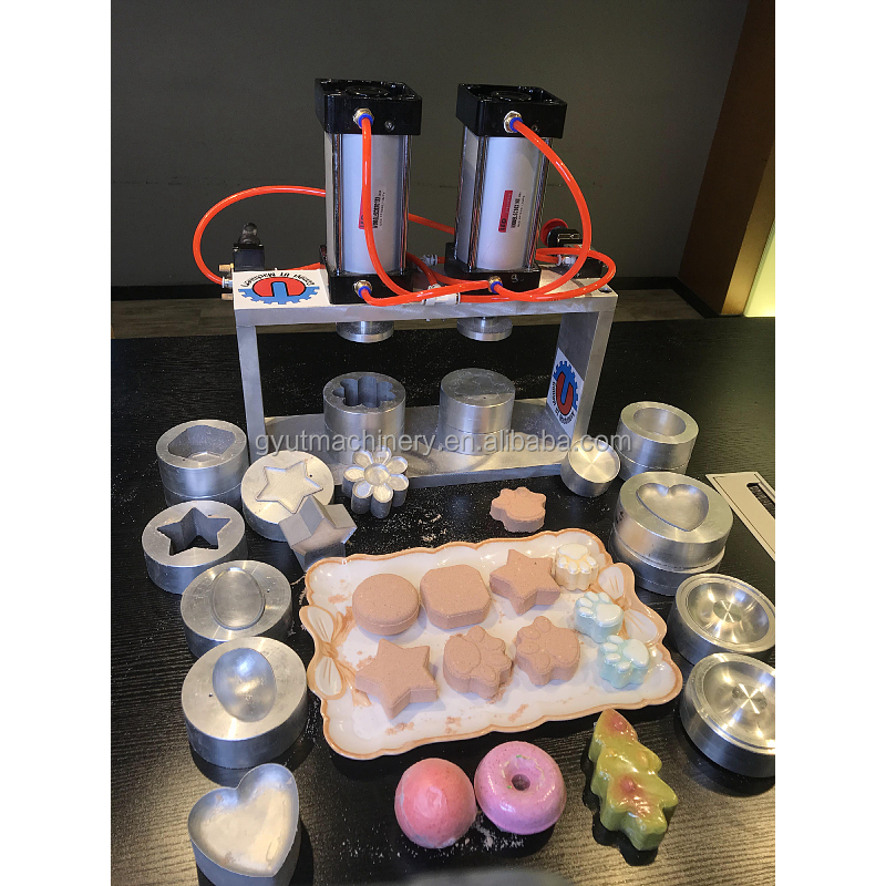 Industrial Professional Small 2 Piston Bath Bomb Making Machine for Quick Production