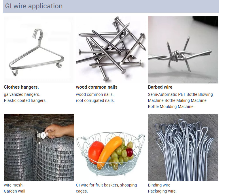Binding Bwg18 Electro Galvanized Iron Wire 1kg Coil Weight