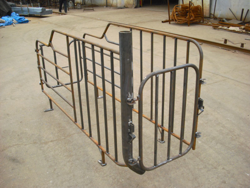 Customized Size Pig Gestation Crates φ32*2.5mm Steel Tube Material Space Saving