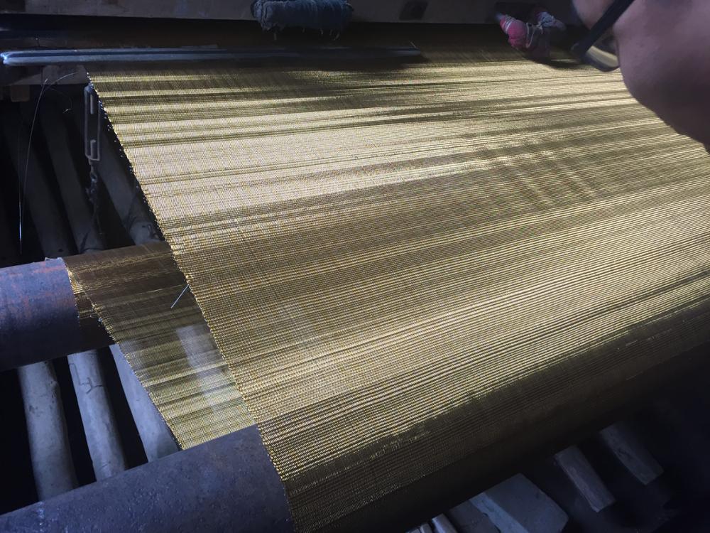 Decorative Woven Wire Mesh For Tempered Laminated Glass 0.28 Diameter 42 Mesh