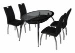 Leather Z Rectangle 0.12m3 68kgs Modern Dining Room Sets
