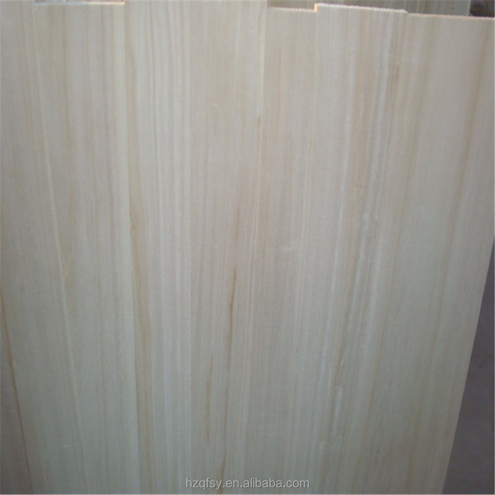 Hotel Color Paulownia Wood Board Eco-friendly Industrial Natural Wood Solid Paulownia Wood
