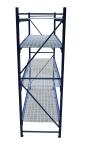 1880mm Length 600mm Width Warehouse Storage Shelves Blue Color