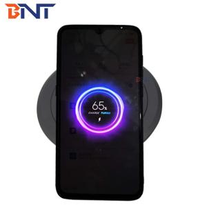 China new design black wireless charger for mobile phone wholesale