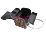 Leather Beauty Professional Makeup Cases , Zipper Opening Travel Cosmetic Bags