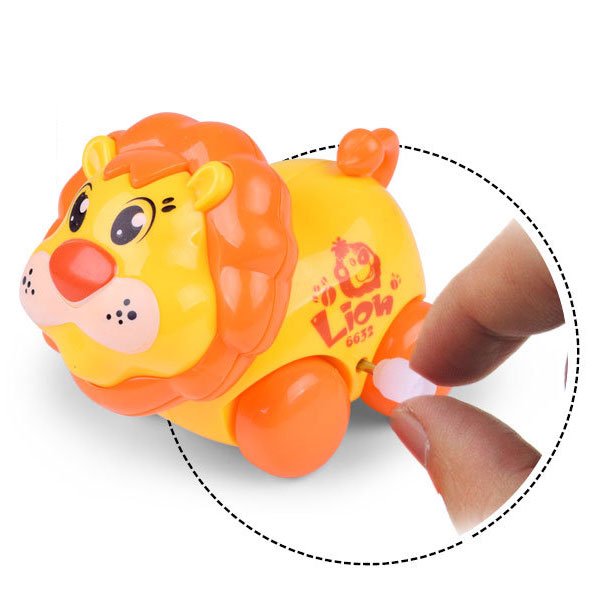 Unisex Wind Up Easter Puzzle Toys for Kids Cute Animals Toy Lion Flipping Walking Jumping Clockwork Bulk Birthday Gift Party Favors