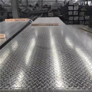 China ASTM 201 202 430 Embossed Diamond Steel Plate Q235 Q195 Q215 wholesale
